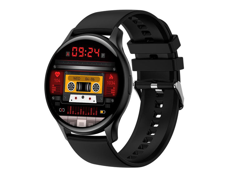 Montre connectée AMOLED - Edition Hypnosia - Noire • Compatibilité : iOS (à partir d’iOS 9.0) et Android (à partir d’Android 5.0)