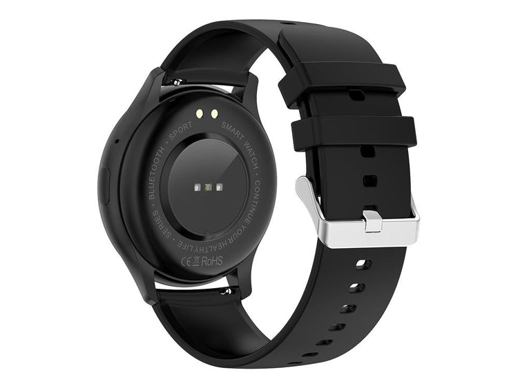 Montre connectée AMOLED - Edition Hypnosia - Noire • Compatibilité : iOS (à partir d’iOS 9.0) et Android (à partir d’Android 5.0)