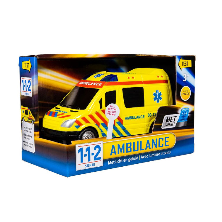 Ambulance 112 Rescue Racers avec son et lumière