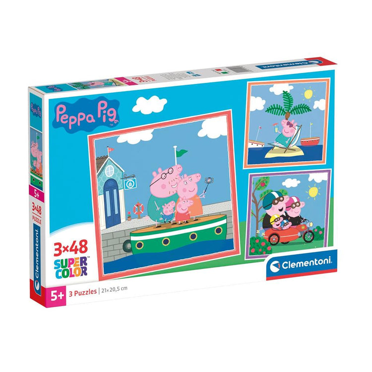 Clementoni Super Color Peppa Pig 3x48 pièces