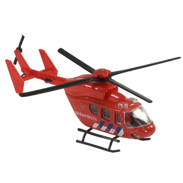 112 Ambulance Helicoptere de couleur rouge