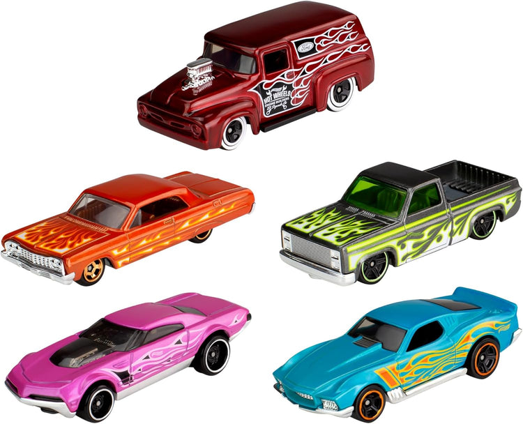 Coffret 5 voitures Hot Wheels