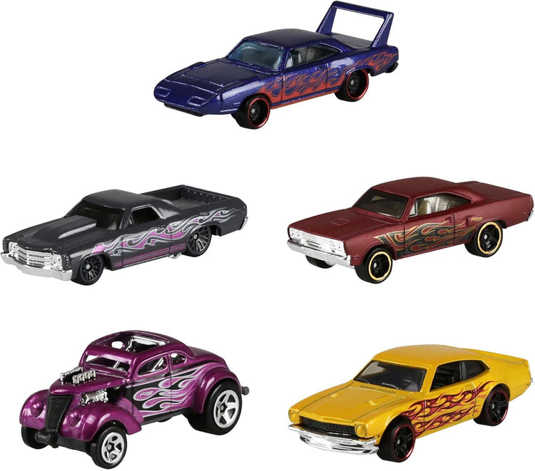 Coffret 5 voitures Hot Wheels