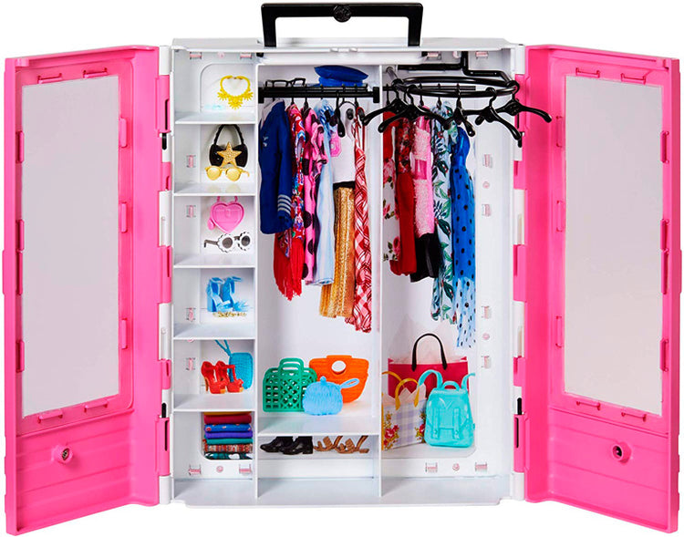 Barbie - Le Dressing De Rêve De Barbie (Poupée Non Incluse) - Mobilier Pour Poupée Mannequin -