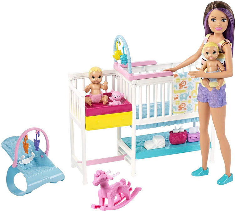 MATTEL  Barbie Skipper chambre jumeaux