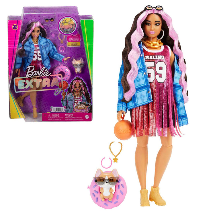 Poupée Barbie Extra robe basketball