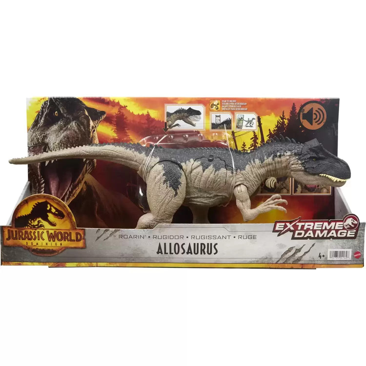 Mattel Jurassic World Extreme Damage Roarin' Allosaurus