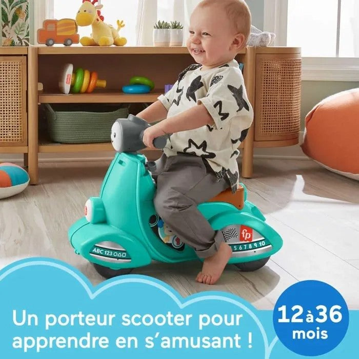 Fisher-Price-Vehicule porteur Scooter Éveil Progressif-