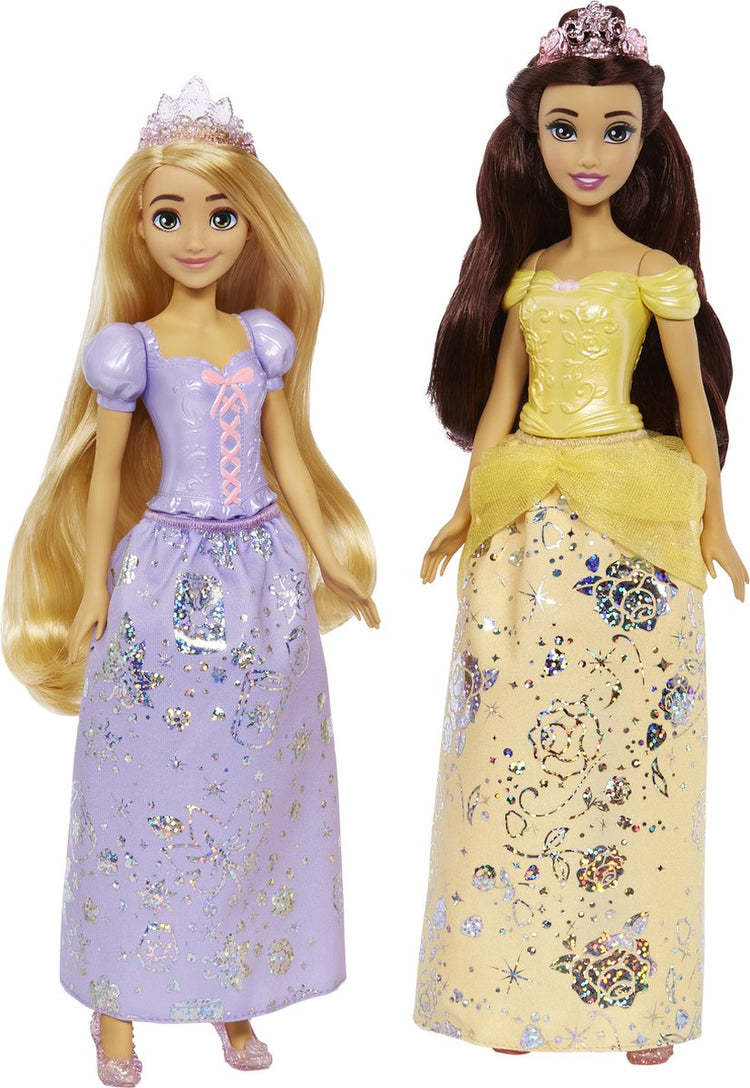 Mattel Disney  Pack de 4 poupées princesses mode