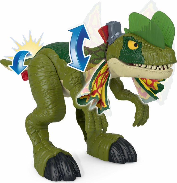 MATTEL Imaginext Jurassic World Mode Attaque Dilophosaurus