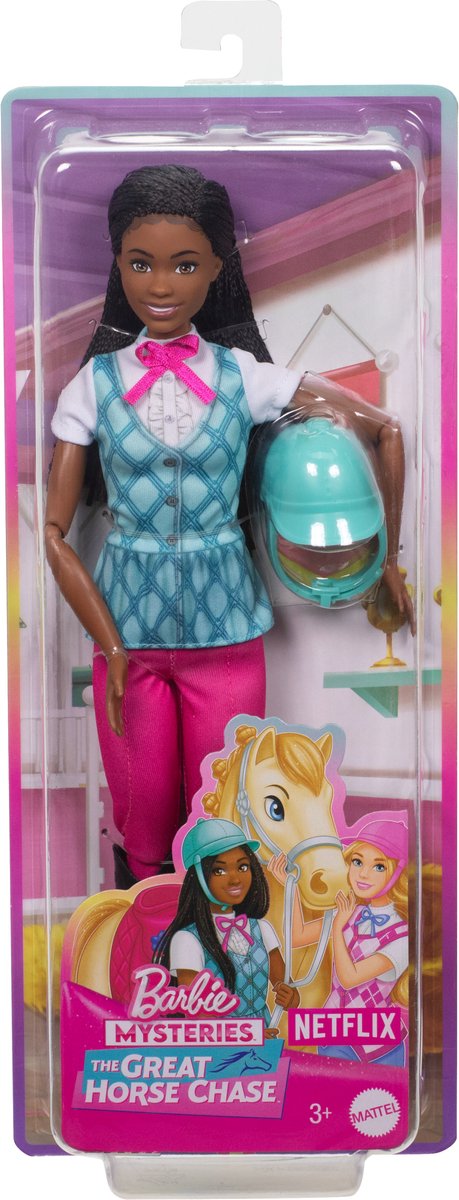 MATTEL Poupée Barbie Brooklyn Cavalière