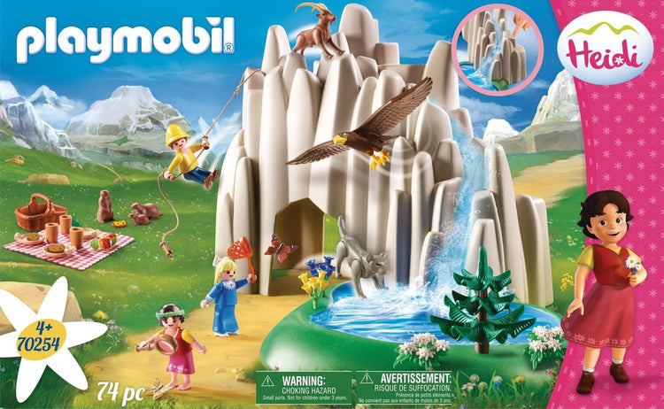 70254 - Playmobil Heidi - Heidi Peter et Clara au lac du cristal