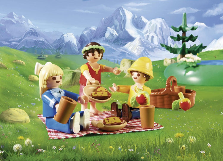 70254 - Playmobil Heidi - Heidi Peter et Clara au lac du cristal