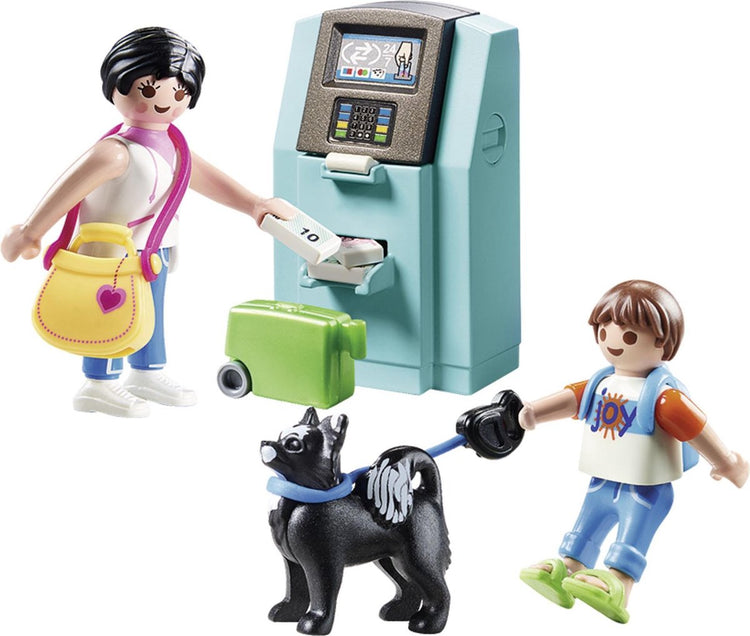 Vacanciers et distributeur automatique Family Fun - 70439 PLAYMOBIL