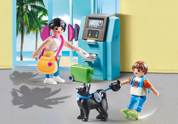 Vacanciers et distributeur automatique Family Fun - 70439 PLAYMOBIL