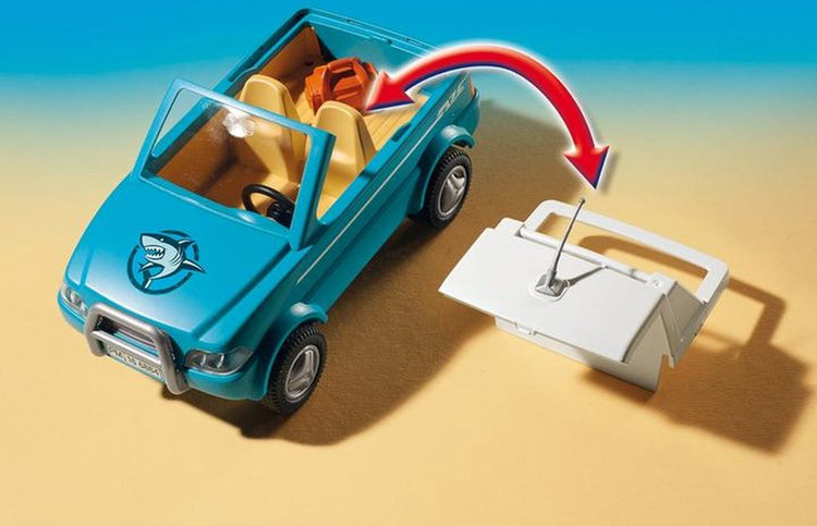 71589 Playmobil  Pick-up de surfeur avec speedboat PLAYMOBIL