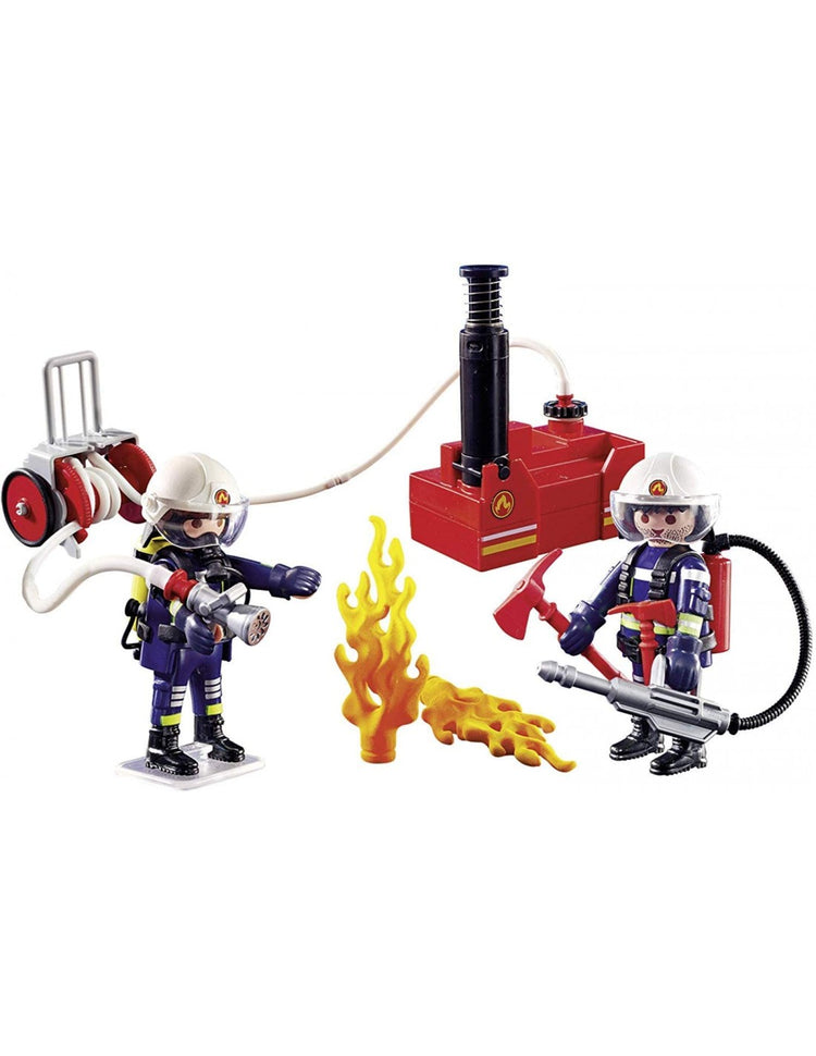 9468  - Playmobil City Action - Pompiers avec matériel d'incendie