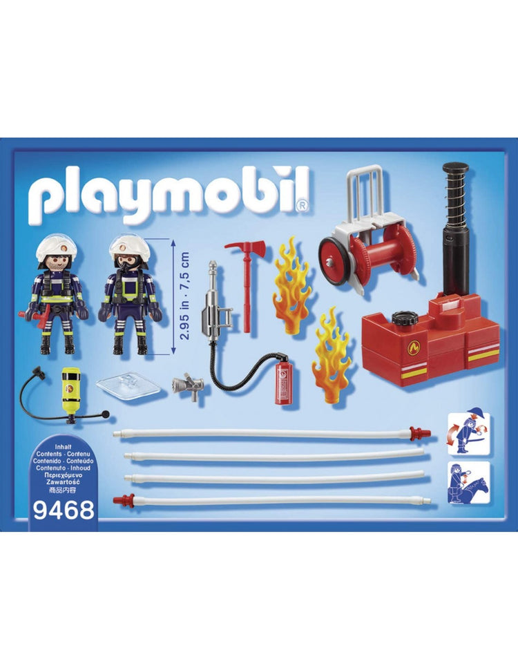 9468  - Playmobil City Action - Pompiers avec matériel d'incendie