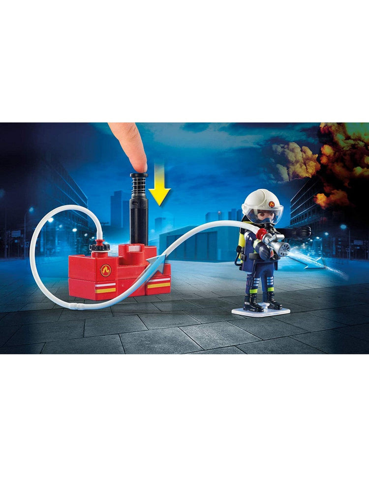 9468  - Playmobil City Action - Pompiers avec matériel d'incendie