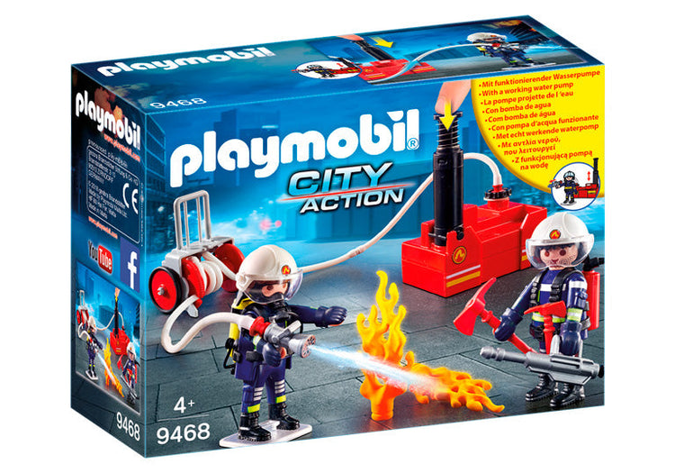 9468  - Playmobil City Action - Pompiers avec matériel d'incendie