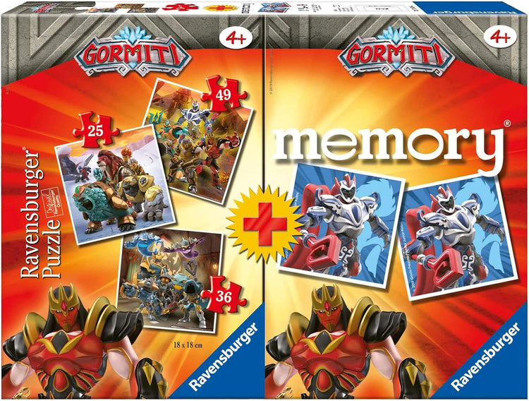 Ravensburger Casse-tête à Mémoire Triple Gormity Pack