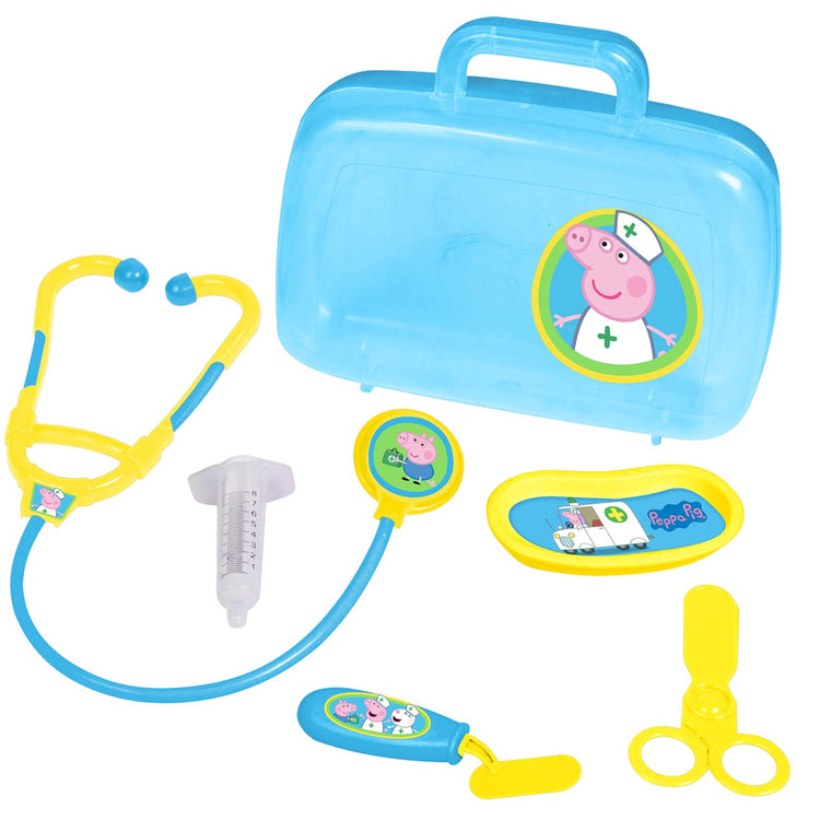 Peppa Pig Mallette médicale. Livré avec 10 Accessoires.