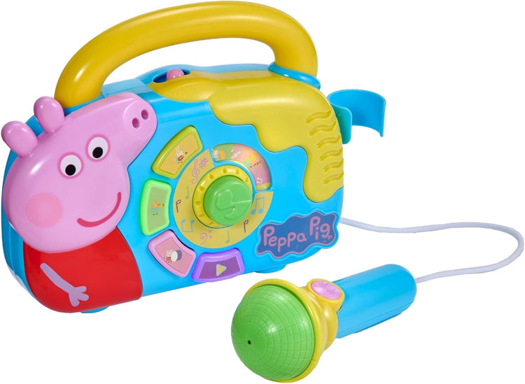 Boombox Peppa Pig avec microphone karaoké