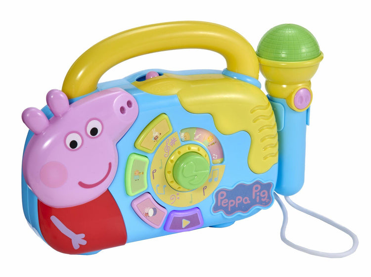 Boombox Peppa Pig avec microphone karaoké