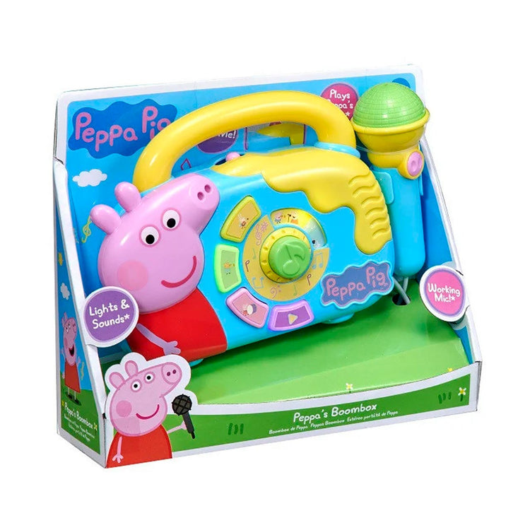 Boombox Peppa Pig avec microphone karaoké