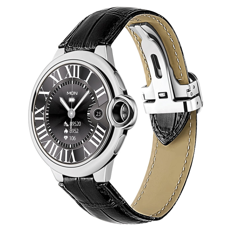 Montre connectée -Edition Elégance  2024  IP67  avec alliage haute résistance et bracelet en cuir de luxe