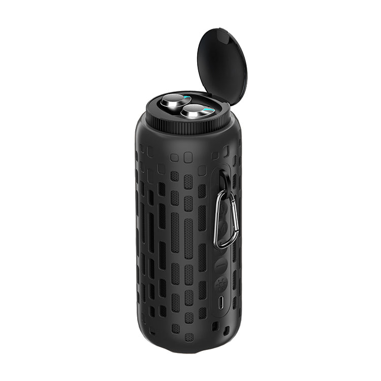 Enceinte Bluetooth 2en1 TWS 15W lumineuse - Inclus écouteurs sans fils Edition MixParty- Noir