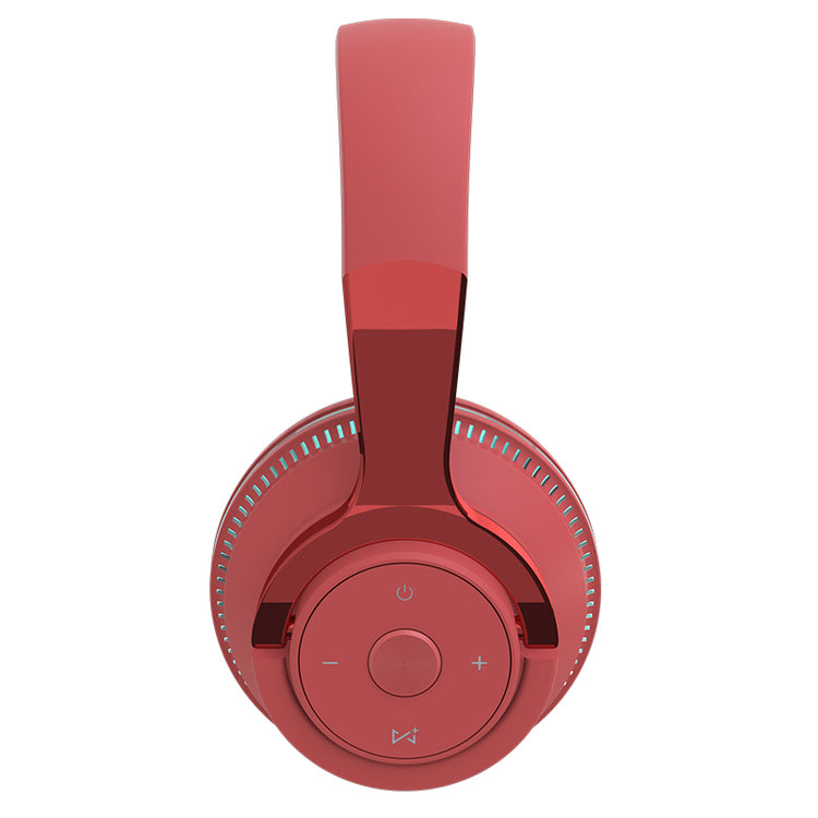 Casque Bluetooth 5.0 stéréo ergonomique - Edition Miami 2024- couleur rouge