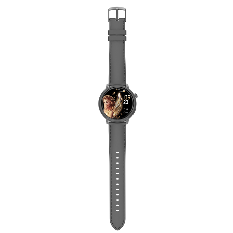 Montre connectée  AMOLED - Edition Saphir (avec bracelet silicone) coleur Noir