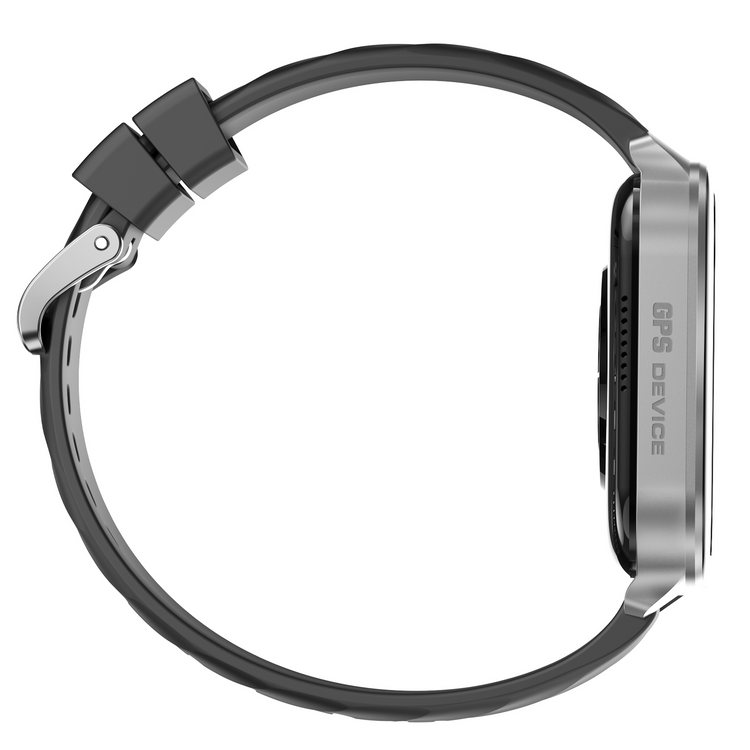 Montre connectée   GPS edition VIVA-PRO  écran haute définition avec un Verre de protection 2.5D bracelet silicone  couleur Noir