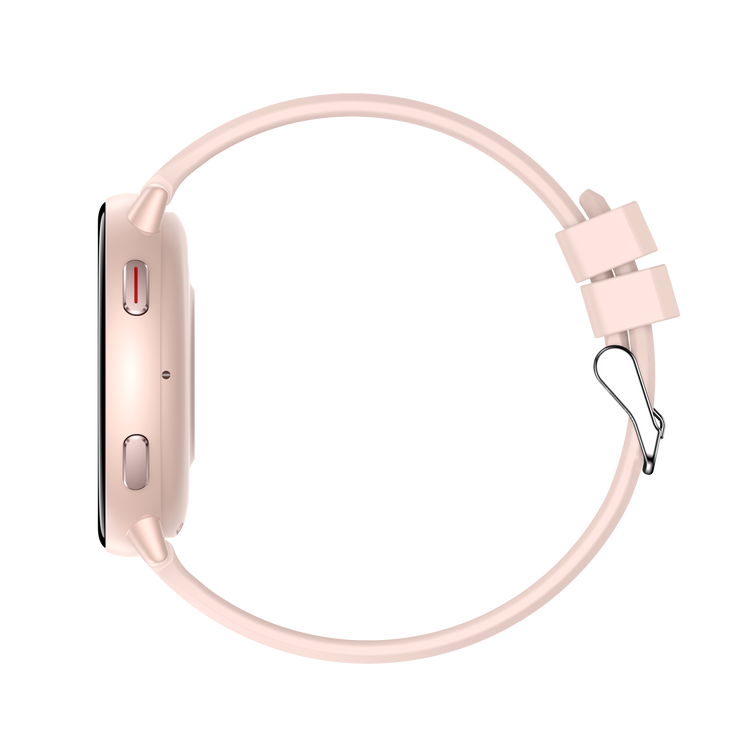 Montre connectée  GPS intégré, fonction d'appel Bluetooth- Modes sportifs Edition  GALAXY  2026  - avec  bracelet silicone  couleur  Rose