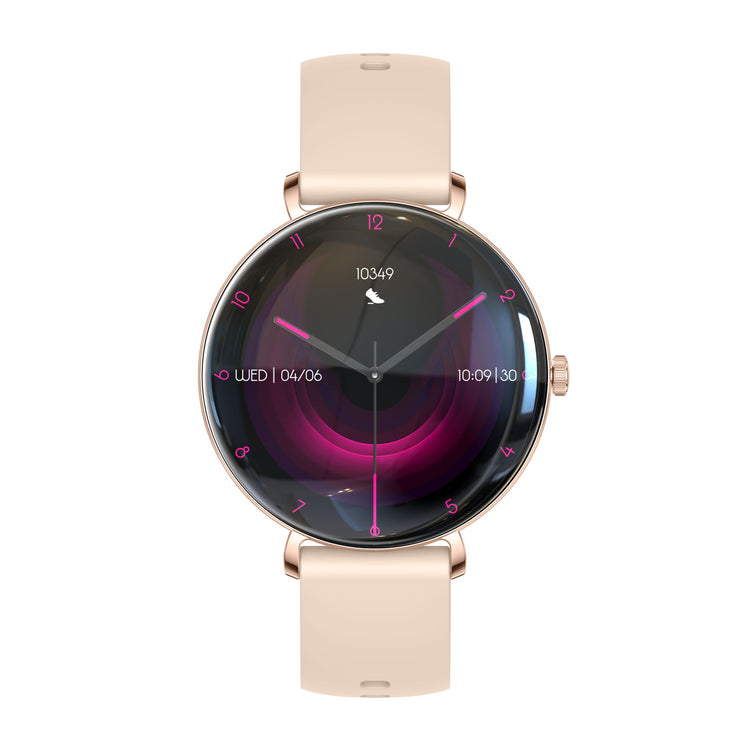 Montre connectée AMOLED- Edition ELITE écran tactile 1,43 pouces (avec bracelet silicone) couleur Rose