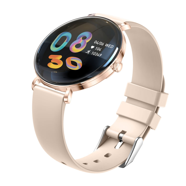Montre connectée AMOLED- Edition ELITE écran tactile 1,43 pouces (avec bracelet silicone) couleur Rose