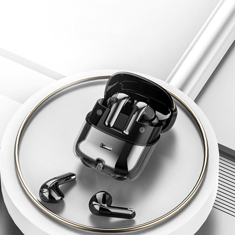 Écouteurs sans fil  TWS Edition CRYSTAL , Bluetooth 5.5  nouvelle gereration écran tactile, suppression du bruit b fond d'écran HiFi couleur Noir