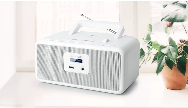 Muse M-32 DBW Lecteur CD portable Blanc