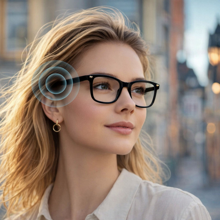 Lunettes intelligentes multifonctions NASA  édition . FUSION transmission Wi-Fi, Bluetooth  Microphone Et Haut-Parleur Intégré Monture Mat Noir  Verres  Incolore Modèle  Unisex design