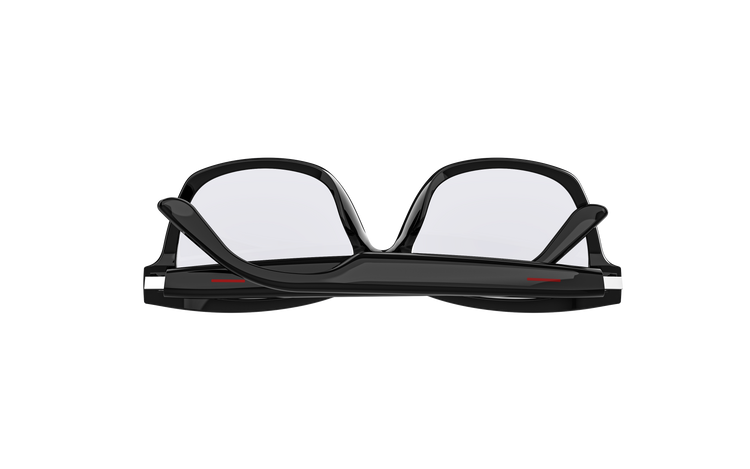 Lunettes intelligentes multifonctions NASA  édition . FUSION transmission Wi-Fi, Bluetooth  Microphone Et Haut-Parleur Intégré Monture Mat Noir  Verres  Incolore Modèle  Unisex design