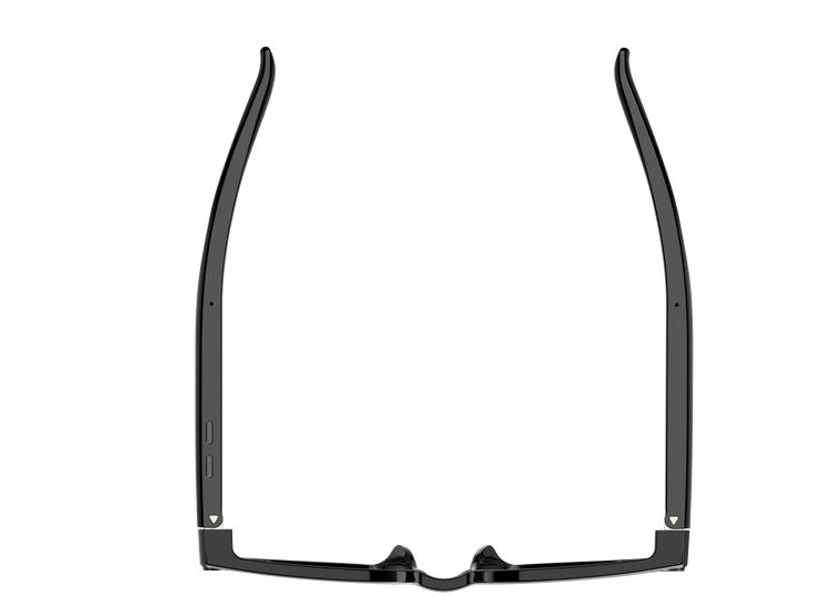 Lunettes intelligentes multifonctions NASA édition . SOLAR Caméra : 8 mégapixels (1080p) à 30 images par seconde transmission Wi-Fi, Bluetooth Microphone Et Haut-Parleur Intégré Monture Mat Noir Verres Graphite Modèle Unisex design