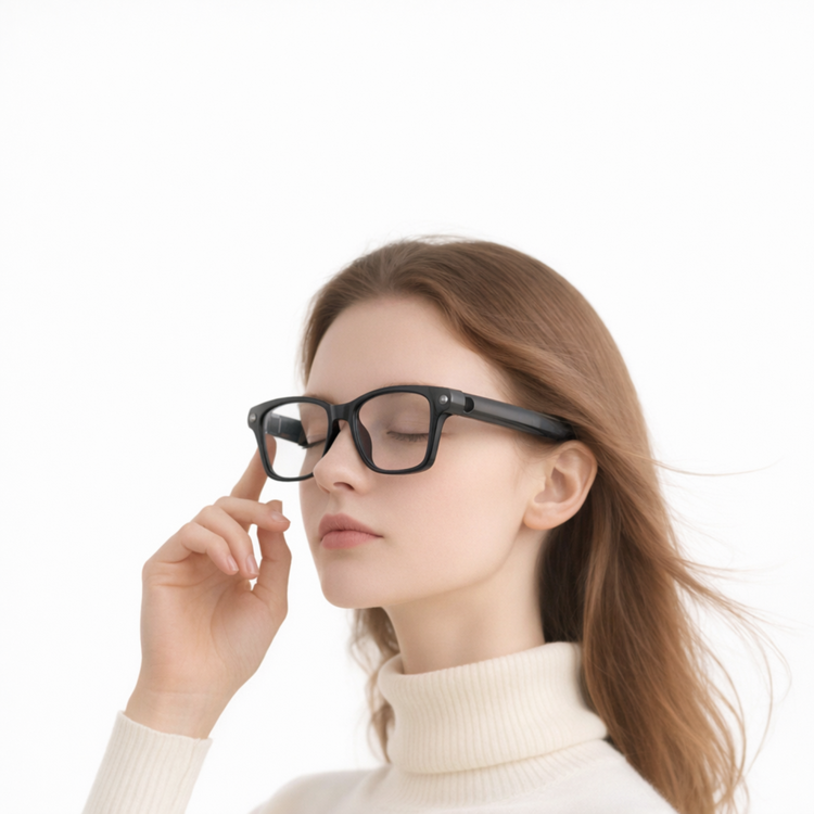 Lunettes intelligentes multifonctions NASA  édition VISION Caméra 8 MP avec capteur  Photo & Vidéo Haute Définition transmission Wi-Fi, Bluetooth  Microphone Et Haut-Parleur  Intégré Monture Mat Noir  Verres  Incolore Modèle  Unisex design