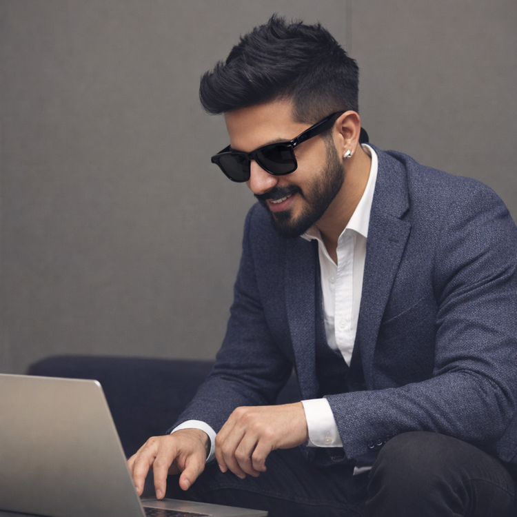 Lunettes intelligentes multifonctions NASA édition ICARE  transmission Wi-Fi, Bluetooth  Microphone Et Haut-Parleur Intégré Monture Mat Noir  Verres  Graphite Modèle  Unisex design