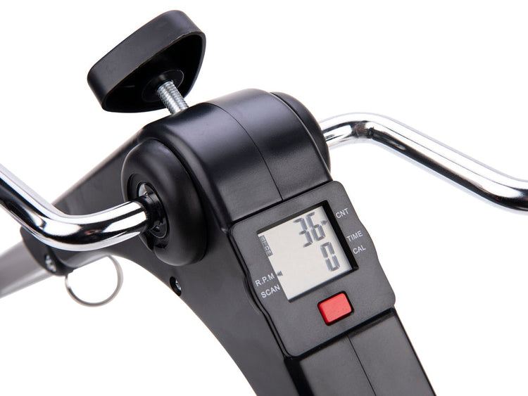 Pédalier D'appartement PORTENTUM Avec écran LCD - Mini Vélo Bras/jambes, Résistance Réglable, Portable