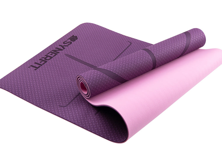 Tapis de Yoga antidérapant - Modèle Zenith  edition 2024-en caoutchouc naturel colorie   Violet