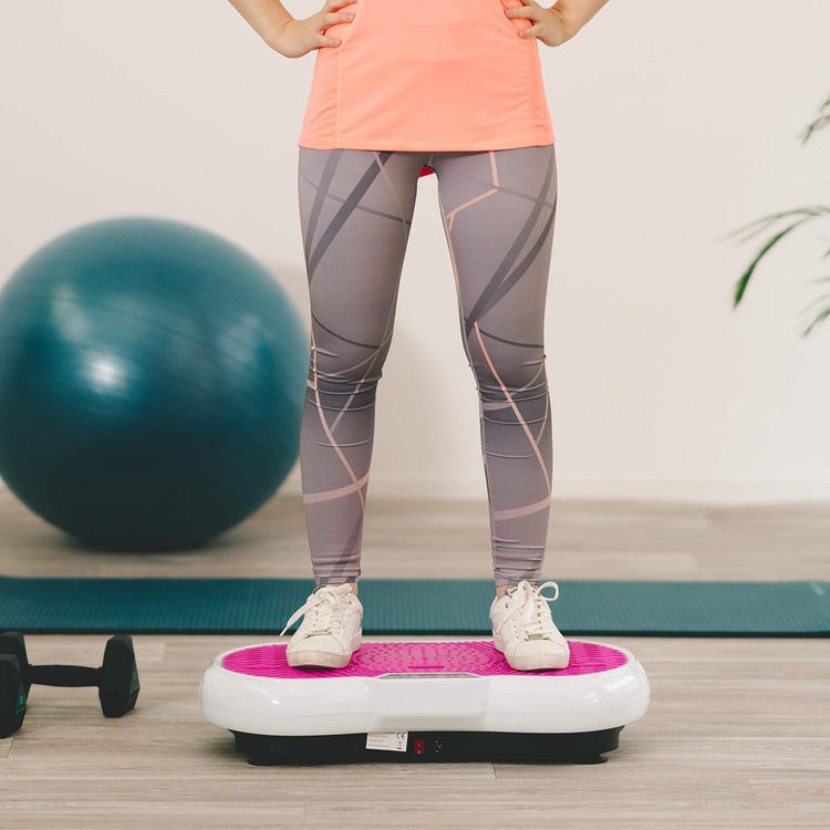 Plateforme vibrante de remise en forme Synerfit - PowerVibro 53cm Rose