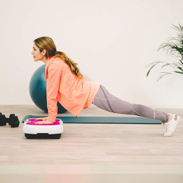 Plateforme vibrante de remise en forme Synerfit - PowerVibro 53cm Rose