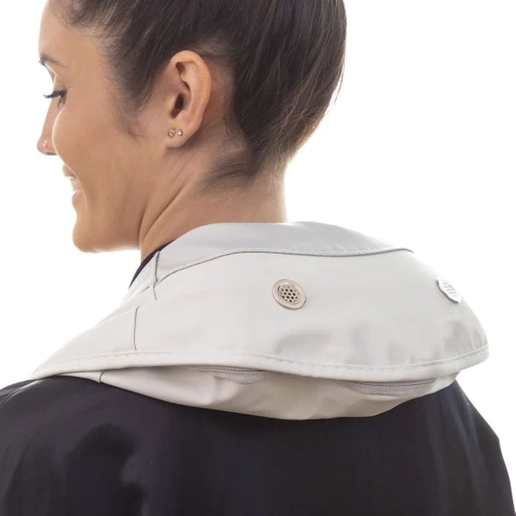 SYNERFIT Masseur shiatsu cervicales  avec   99 modes de massage  - Modèle  Galia  colorie Gris