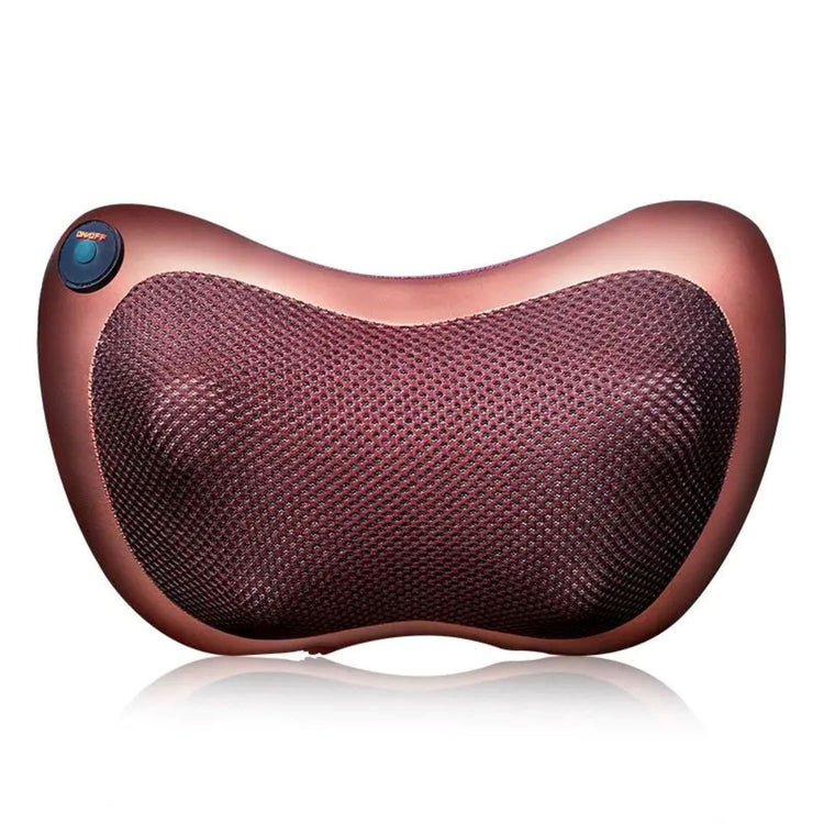 SYNERFIT Coussin de massage Shiatsu thermique  4 vitesses,8 têtes de massage- Modèle  Balnéa  colorie Café , marron